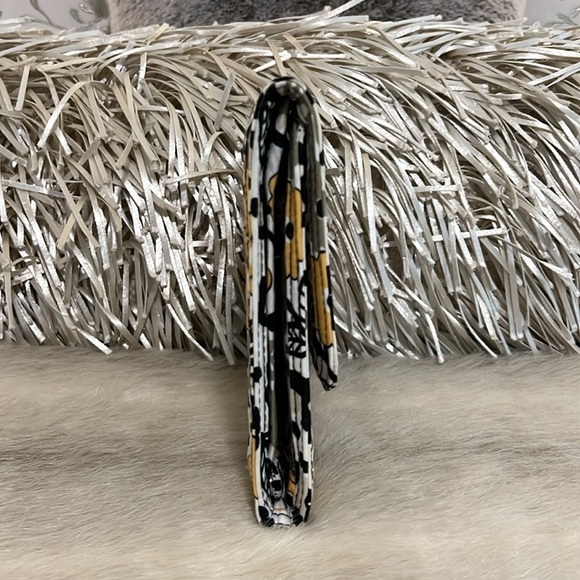 VERA BRADLEY Go Wild Travel Jewelry Case Folio Book Yellow Black White 2013 - Picture 8 of 16